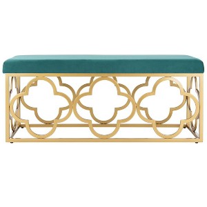 Fleur Rectangle Bench  - Safavieh - 1 of 4