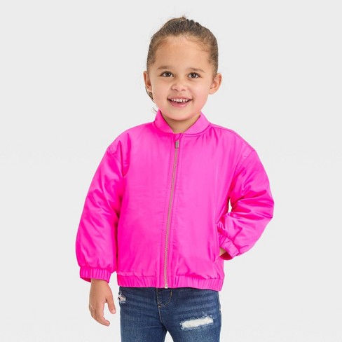 Toddler Girls' Bomber Jacket - Cat & Jack™ Pink 4t : Target