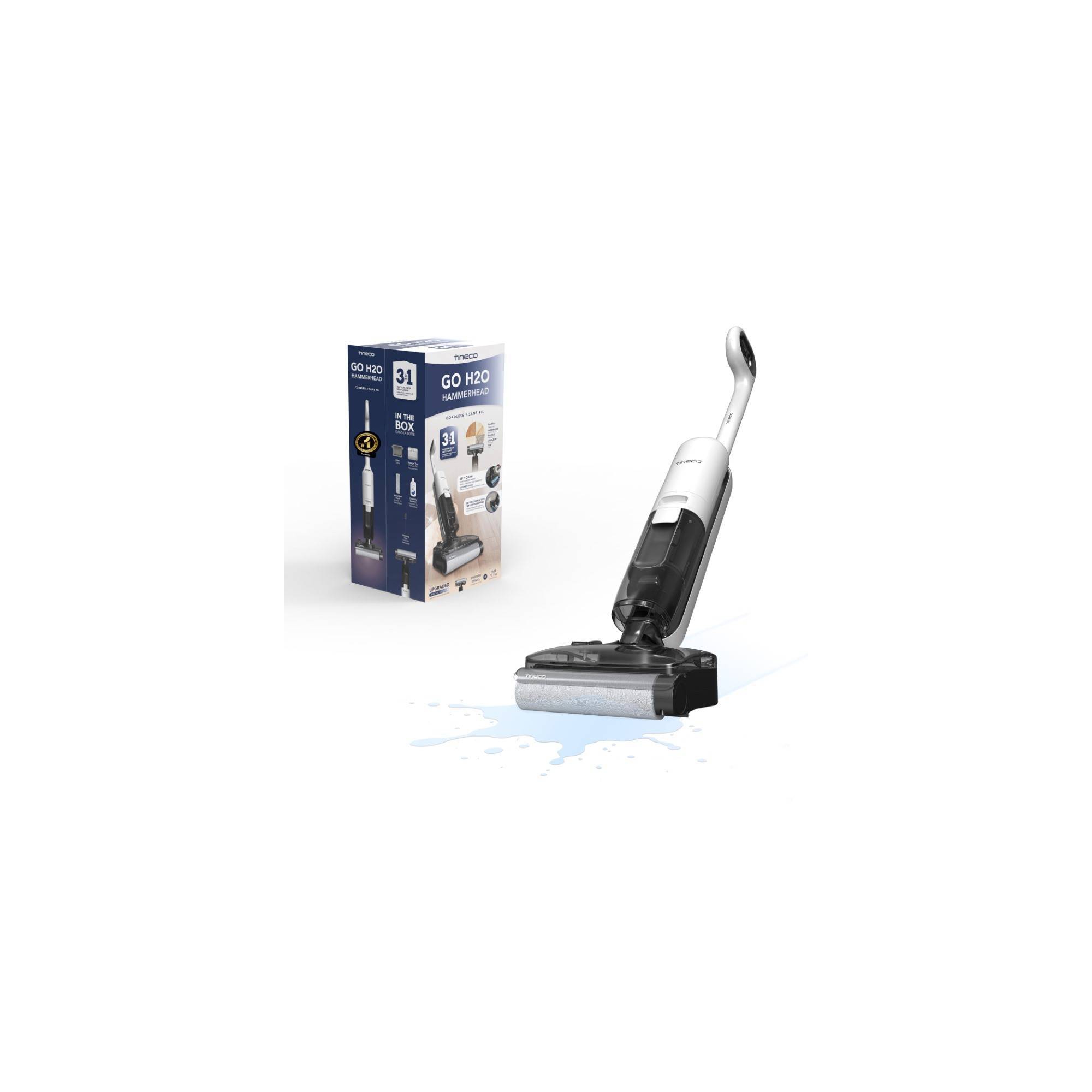 Tineco GO HammerHead Cordless Wet/Dry Mop & Vacuum with ZeroTangle Technology