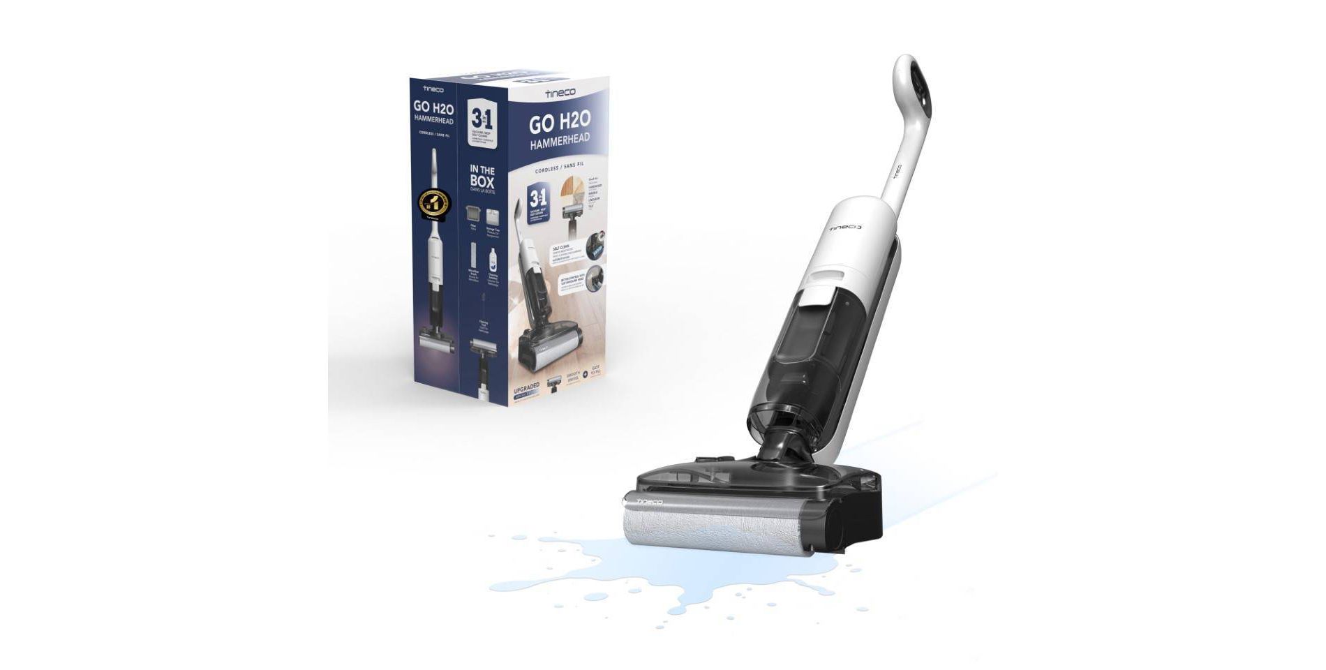 Tineco GO HammerHead Cordless Wet/Dry Mop & Vacuum with ZeroTangle Technology