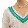 Women's Malibu V-neck Sweater - Style USA - 4 of 4