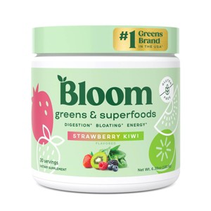 BLOOM NUTRITION Greens and Superfoods Powder - Strawberry Kiwi - 1 of 4