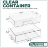 Sorbus 4 Pack Clear Acrylic Drawer Organizers - Makeup Case Pull-Out Drawers (12.1’’ Wide) - image 3 of 4