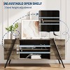 TV Stand for 50-65 in TVs, Entertainment Center with 2 Drawers, Adjustable Shelves & U-Shaped Metal Legs, Modern Farmhouse Wooden TV Console - 4 of 4