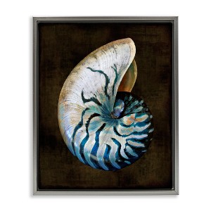 Stupell Industries Dark Nautilus Shell, 21" x 17" - 1 of 4