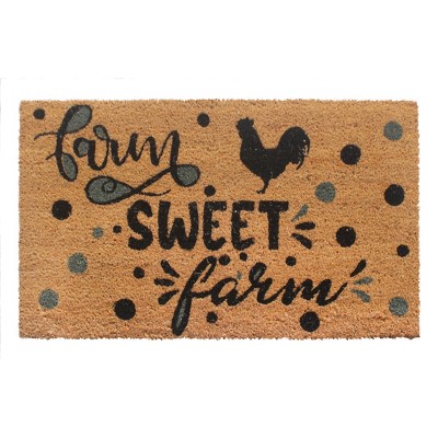 RugSmith Multi Machine Tufted Farm Sweet Farm Doormat