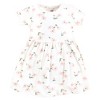 Hudson Baby Girls Cotton Dresses, Pink Dainty Floral - 2 of 3