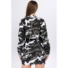 Women's Edgy Camo Cropped Jacket With Chains - American Bazi - 2 of 3