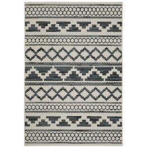 Oriental Weavers Torrey 005Y1 Light Grey/ Blue Indoor/Outdoor Area Rug - 3'3" x 5' - 1 of 4
