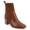 Journee Collection Medium and Wide Width Women's Harlowe Booties - 2 of 4