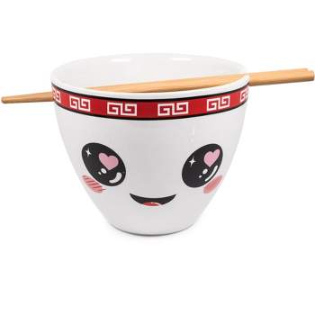 Boom Trendz Bowl Bop Hopeless Ramentic Japanese Dinner Set | 16-Ounce Ramen Bowl, Chopsticks