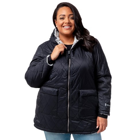 Women's Free Country Plus Size Chalet Cire Reversible Jacket - image 1 of 4