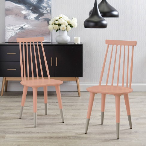 Set Of 2 Hermosa Dining Chair Pink Angelo Home Target
