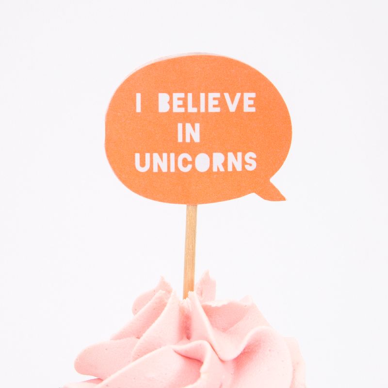 Meri Meri I Believe In Unicorns Cupcake Kit (Pack of 24), 4 of 8