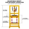 Hydraulic Shop Press, H-Frame Garage Press with Adjustable Worktable for Metal Bending - 3 of 4