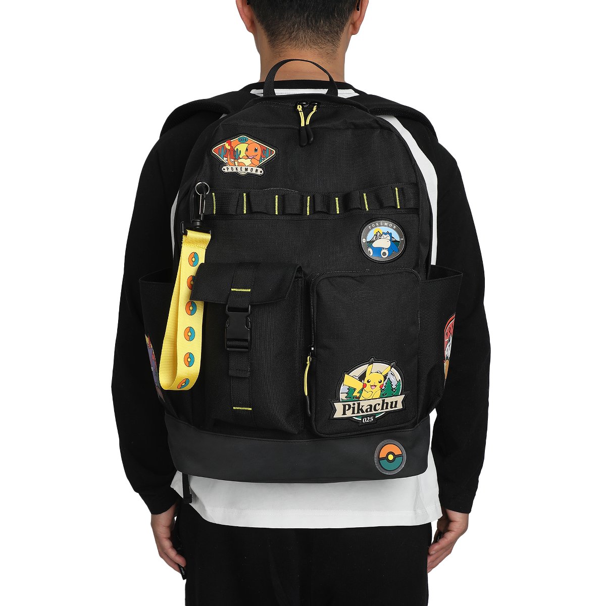 Рюкзаки Pokemon Pokémon Character Patches 19" Black Backpack — фото 5