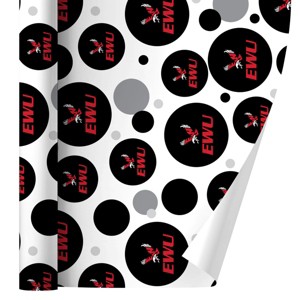 Eastern Washington University Secondary Premium Gift Wrap Wrapping Paper Roll 30x72 - 1 of 4