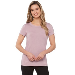 Rekucci Short Sleeve Scoop Neck Stretch T-Shirt for Women - 1 of 3