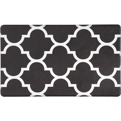 Lannister Anti-fatigue Comfort Long Floor Mat Black - Brewster : Target