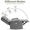 Electric Power Recliner Chair with Heat and Massage, Cup Holders, Wide 22" Rocking Recliner for Living Room - 4 of 4