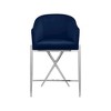 Meridian Furniture,Xavier Velvet Counter Stool - 3 of 4