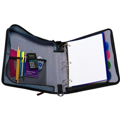 Zipper Binder Pockets - Mesh, Asst