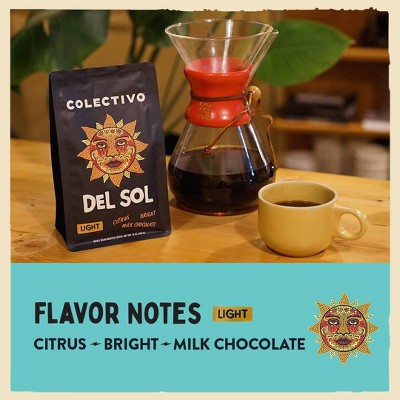 Colectivo Coffee Roasters Del Sol Light Roast Ground Coffee - 12oz