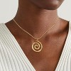 Women's Gold Boho Statement Necklace, Spiral Swirl Conch Pendant Beach Jewelry | Adjustable Summer Accessories Gift - 4 of 4