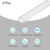 Unique Bargains Lamp Lantern Water Cooling System Acrylic Round Pipes Clear 4 Pcs 14" - 3 of 4