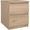 HomeStock 2 Drawer Nightstand - 2 of 4
