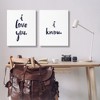 Stupell Industries Glam I Love You Phrase Canvas Wall Art - 2 of 4