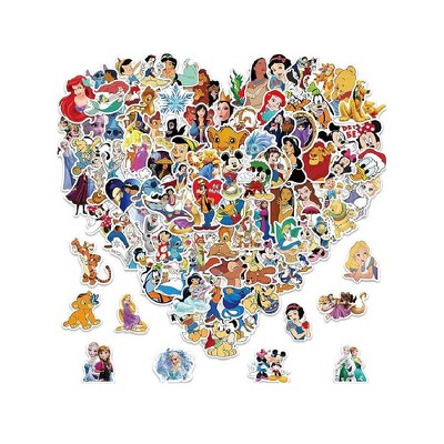 TruAIR Cartoon Princess Waterproof Car Stickers Pack