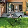 Yaheetech Padded Hammock with Universal Steel Stand for Outdoor Balconies, Porches, Patios - 2 of 4