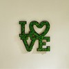 Gulches LOVE Letter Art Moss Wall Decor - Eco-Friendly & Charming Accent - 2 of 4