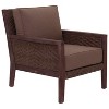 Courtyard Casual Buena Vista II 2 pc Club and Ottoman  Includes:  One Club Chair and One Ottoman - 4 of 4