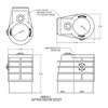 Saftron Chemical Resistant Cool to Touch High Impact Polymer Anchor Sockets & ASC-W Pool Ladder and Railing Anchor Socket Winter Cover, Gray (2 Pack) - 3 of 4
