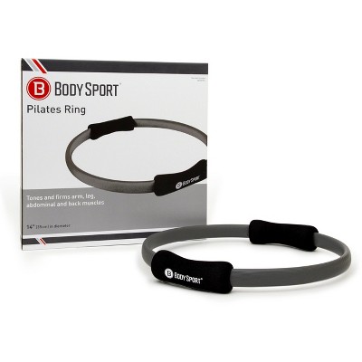 Bodysport Pilates Ring, 14 Diameter, Features A Spring Steel Structure &  Foam Padded Handles, Ideal For Adding Resistance To Pilates Practice :  Target