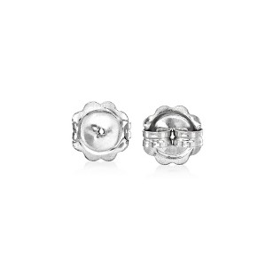 Ross-Simons Italian 14kt White Gold X-Large 9mm Earring Backings - 1 of 4