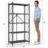 SKONYON Storage Shelves Foldable metal shelves Garage Shelving Units 4-Tier and 5-Tier - 3 of 4