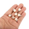 Unique Bargains Beautiful Designer DIY Jewelry Making Faux Pearl Pendants 100 Pcs - 4 of 4