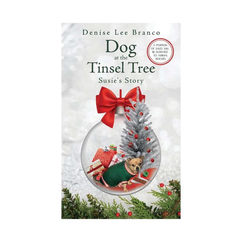 Dog at the Tinsel Tree - by Denise Lee Branco, 1 of 2