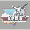 Men's Top Gun Distressed Fighter Jet Logo Sweatshirt - 2 of 4
