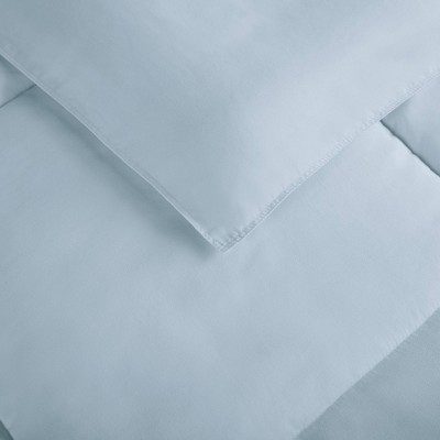 Twin Light Blue Microfiber Bed in a Bag Set