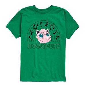 Boys' - Pokémon - Jiggypuff Music Notes Short Sleeve Graphic T-Shirt - 1 of 4