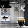 Semi-Automatic Espresso Machine With Grinder, 20 Bar Professional Coffee Maker With 30 Grinding Setting and Steam Wand, 2.8L Removable Water Tank - 4 of 4