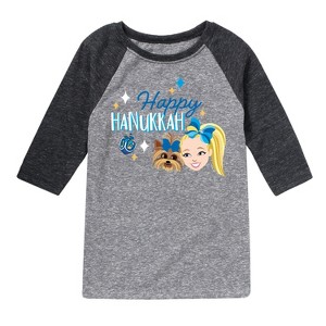 JoJo Siwa Happy Hanukkah  - Athletic Heather/Heather Black - 5T - 1 of 3