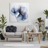 Stupell Industries Blue X-Ray Flowers, 36" x 36" - 2 of 4