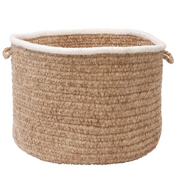 Colonial Mills Silhouette Utility Basket, 18 by 12-Inch, Sand