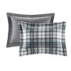 Sapphtopaz Bedding Comforter Set Quilt Set Scotchgard Down Alternative with Plaid Pattern - 2 of 4