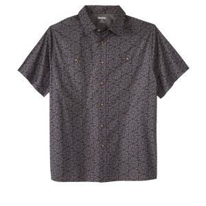 KingSize Men's Big & Tall Easy Care Woven Sport Shirt - 1 of 4